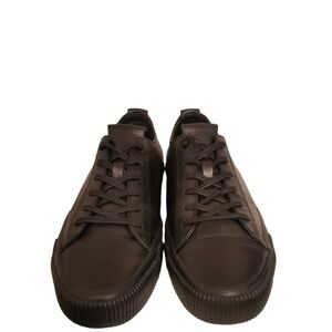 SOLD All Saints Low-Top Black Leather Sneakers (Men's 8 US/41 EU) EUC